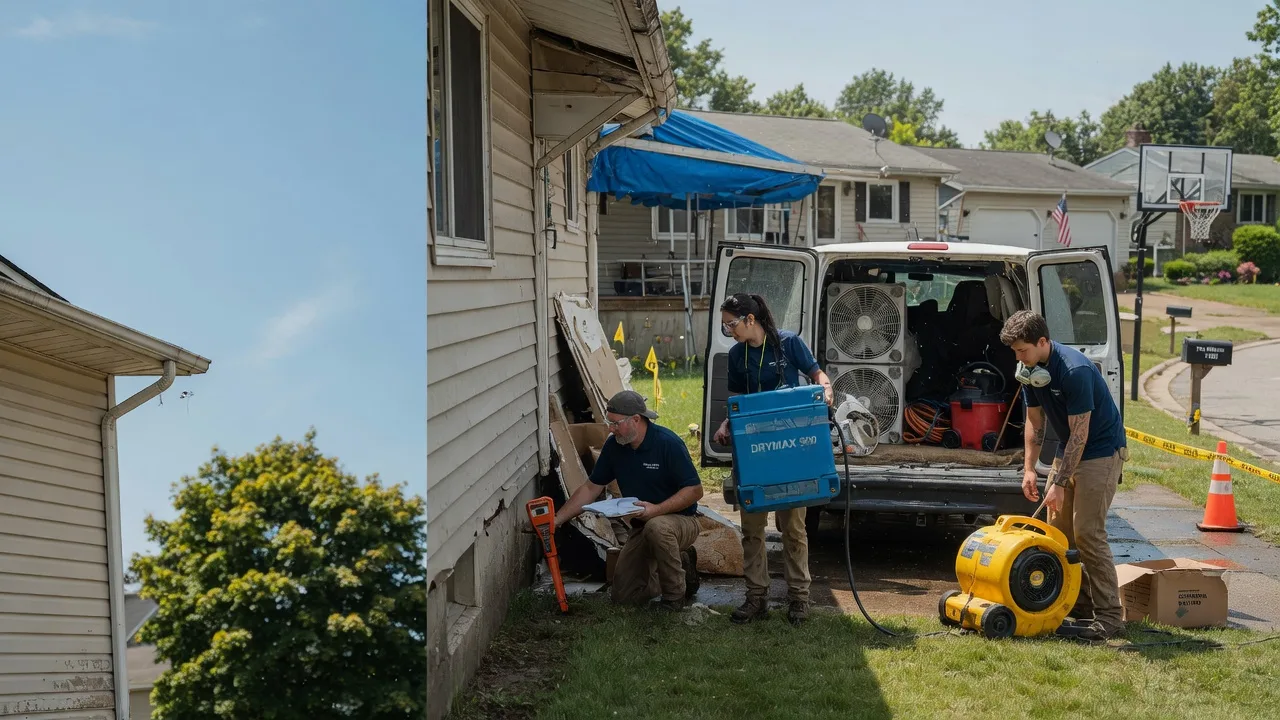 Ceiling Leak Cleanup in Dubois, IN near me