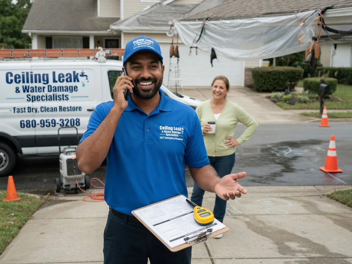 Ceiling Leak Cleanup Dubois, IN FAQs